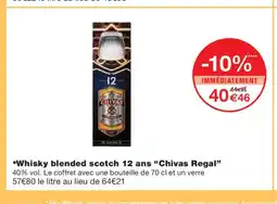 Monoprix CHIVAS REGAL Whisky blended scotch 12 ans offre