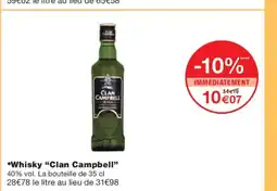 Monoprix CLAN CAMPBELL Whisky offre