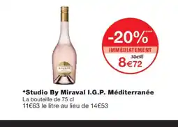 Monoprix Studio By Miraval I.G.P. Méditerranée offre