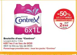 Monoprix CONTREX Bouteille d'eau offre