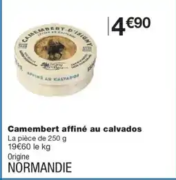Monoprix Camembert affiné au calvados offre