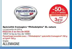 Monoprix PHILADELPHIA Spécialité fromagère XL nature offre
