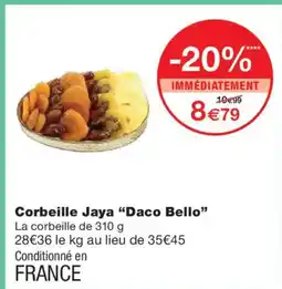 Monoprix DACO BELLO Corbeille Jaya offre