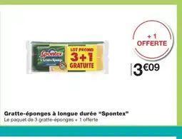 Monoprix SPONTEX Gratte-éponges à longue durée offre