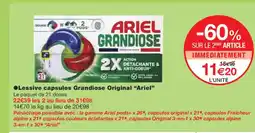 Monoprix ARIEL Lessive capsules Grandiose Original offre