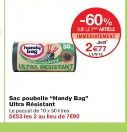 Monoprix HANDY BAG Sac poubelle Ultra Résistant offre