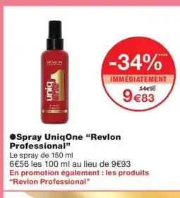 Monoprix REVLON Spray Uniq One offre