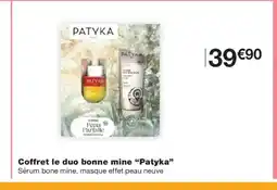 Monoprix PATYKA Coffret le duo bonne mine offre