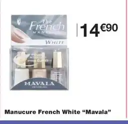 Monoprix MAVALA Manucure French White offre