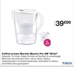 Monoprix BRITA Coffret promo Marella Maxtra Pro 2M offre
