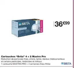 Monoprix BRITA Cartouches 4 + 2 Maxtra Pro offre