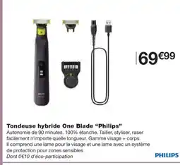 Monoprix PHILIPS Tondeuse hybride One Blade offre