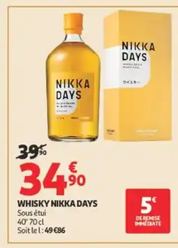 Auchan NIKKA DAYS Whisky offre