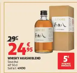 Auchan AKASHI BLEND Whisky offre