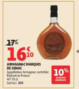 Auchan Armagnac marquis de senac offre