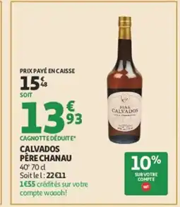 Auchan Calvados père chanau offre