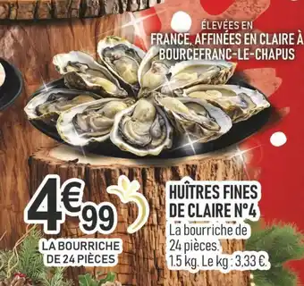 Huitres fines de claire n°4
