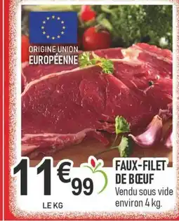 marché frais Géant Faux-filet de bœuf offre