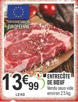 marché frais Géant Entrecote de bœuf offre