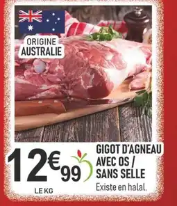 marché frais Géant Gigot d'agneau avec os/ 99 sans selle offre
