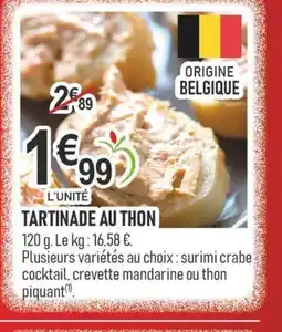 marché frais Géant Tartinade au thon offre