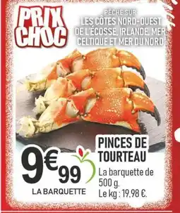 marché frais Géant Pinces de tourteau offre
