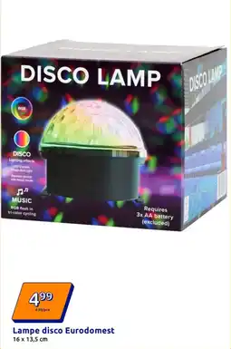 Action Lampe disco Eurodomest offre