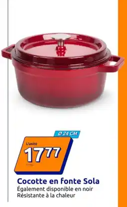 Action Cocotte en fonte sola offre