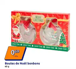 Action Boules de noël bonbons offre