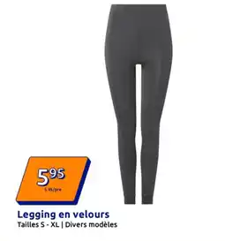 Action Legging en velours offre