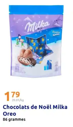 Action Chocolats de noël milka oreo offre