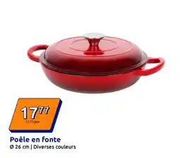 Action Poêle en fonte offre