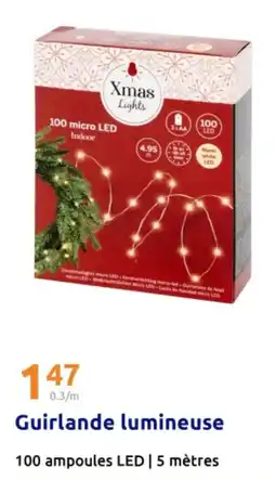 Action Guirlande lumineuse offre