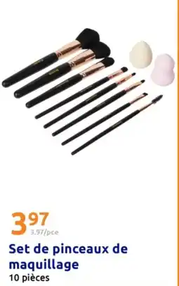 Action Set de pinceaux de maquillage offre