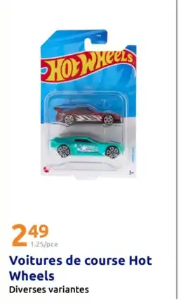 Action Voitures de course hot wheels offre