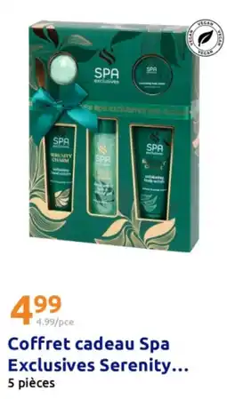 Action Coffret cadeau spa exclusives serenity offre