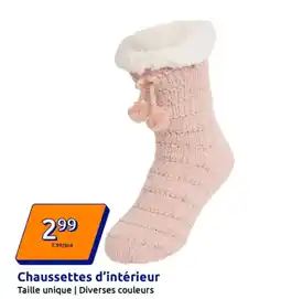 Action Chaussettes d'intérieur offre