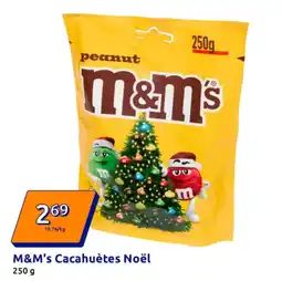 Action M&m's cacahuètes noël offre