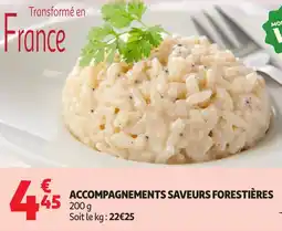 Auchan Accompagnements saveurs forestières offre