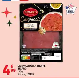 Auchan Carpaccio à la truffe bigard offre