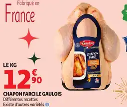 Auchan Chapon farci le gaulois offre