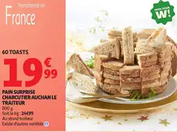 Auchan Pain surprise charcutier auchan le traiteur offre