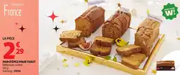 Auchan Pain d'épice pour toast offre