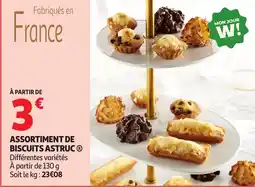 Auchan Assortiment de biscuits astruc offre
