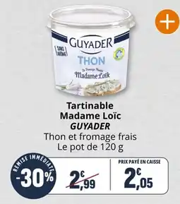 Coccimarket Tartinable madame loïc guyader offre
