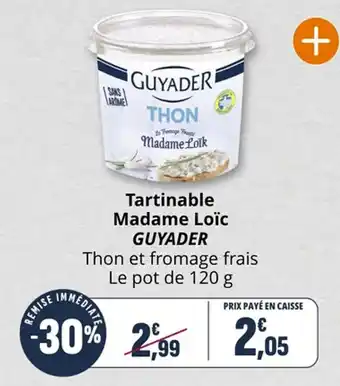 Tartinable madame loïc guyader