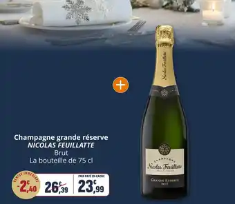 Champagne grande réserve nicolas feuillatte