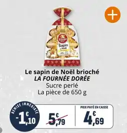 Coccimarket Le sapin de noël brioché la fournée dorée offre