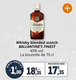 Coccimarket Whisky blended scotch ballantine's finest offre