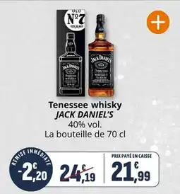 Coccimarket Tenessee whisky jack daniel's offre